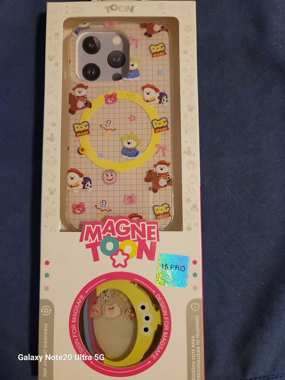 Kids Phone Case - 15 PRO MAGNETON Yellow Bear Design